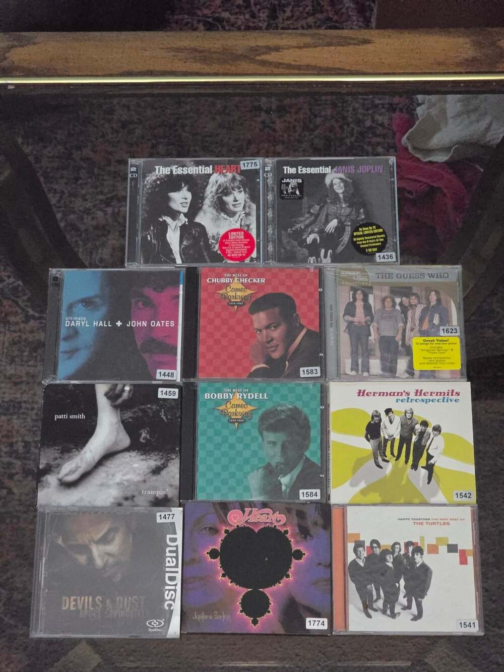 Classic Rock Oldies 11 CD Lot Heart Janis Joplin Springsteen Hall Oates Turtles
